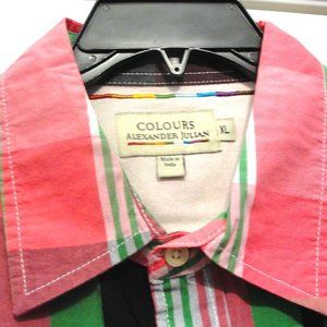 Alexander Julian Colours SS XL Pink Green White